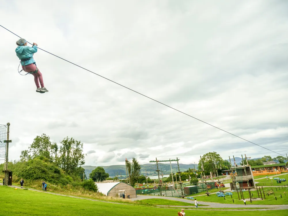 Skypark adventure in Carlingford